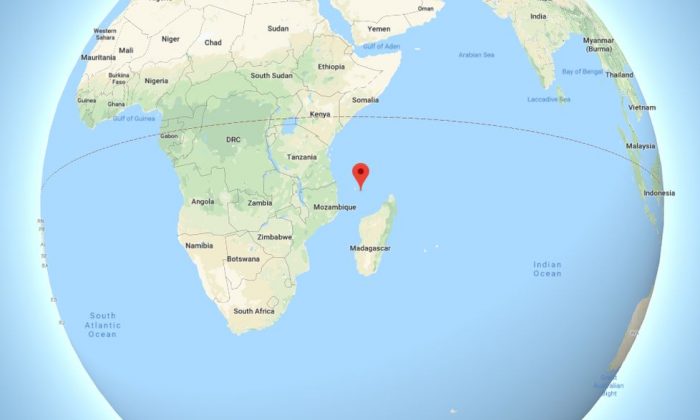 Researchers say they’re puzzled by rocks found on a small island between Madagascar and the east coast of Africa. (Google Maps)