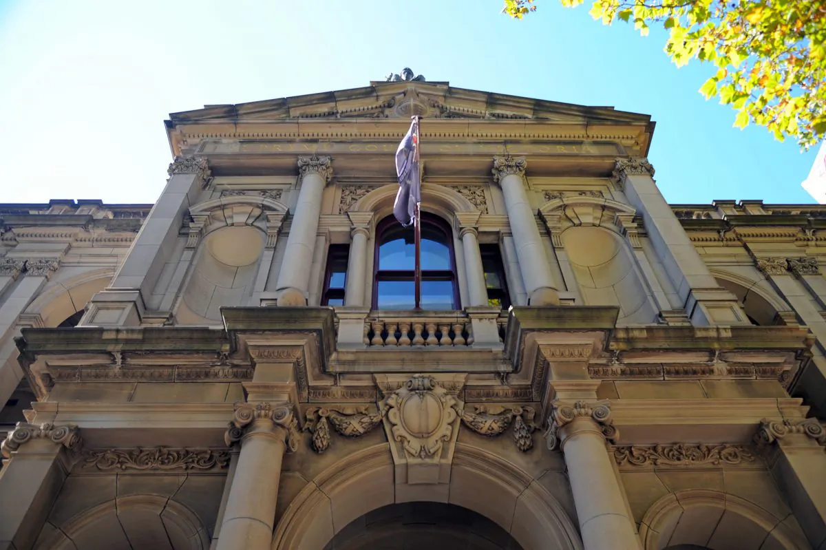 Supreme Court of Victoria building in Melbourne, Australia, on April 18, 2012 (Wikimedia Commons)