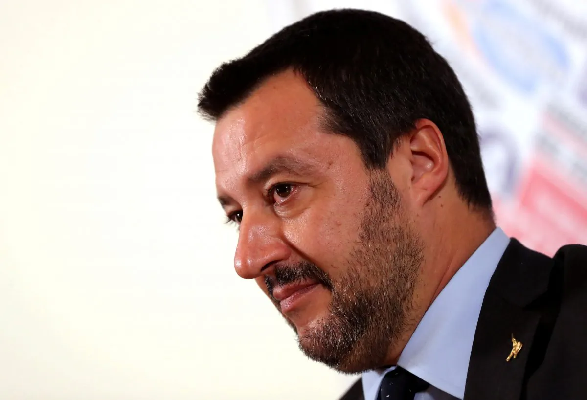 Italian Deputy Prime Minister and League party leader Matteo Salvini in Rome on Dec. 10, 2018. (Tony Gentile/Reuters)