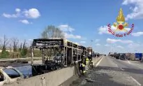 ‘No One Will Survive:’ Driver Hijacks Packed School Bus, Sets It on Fire in Apparent Protest