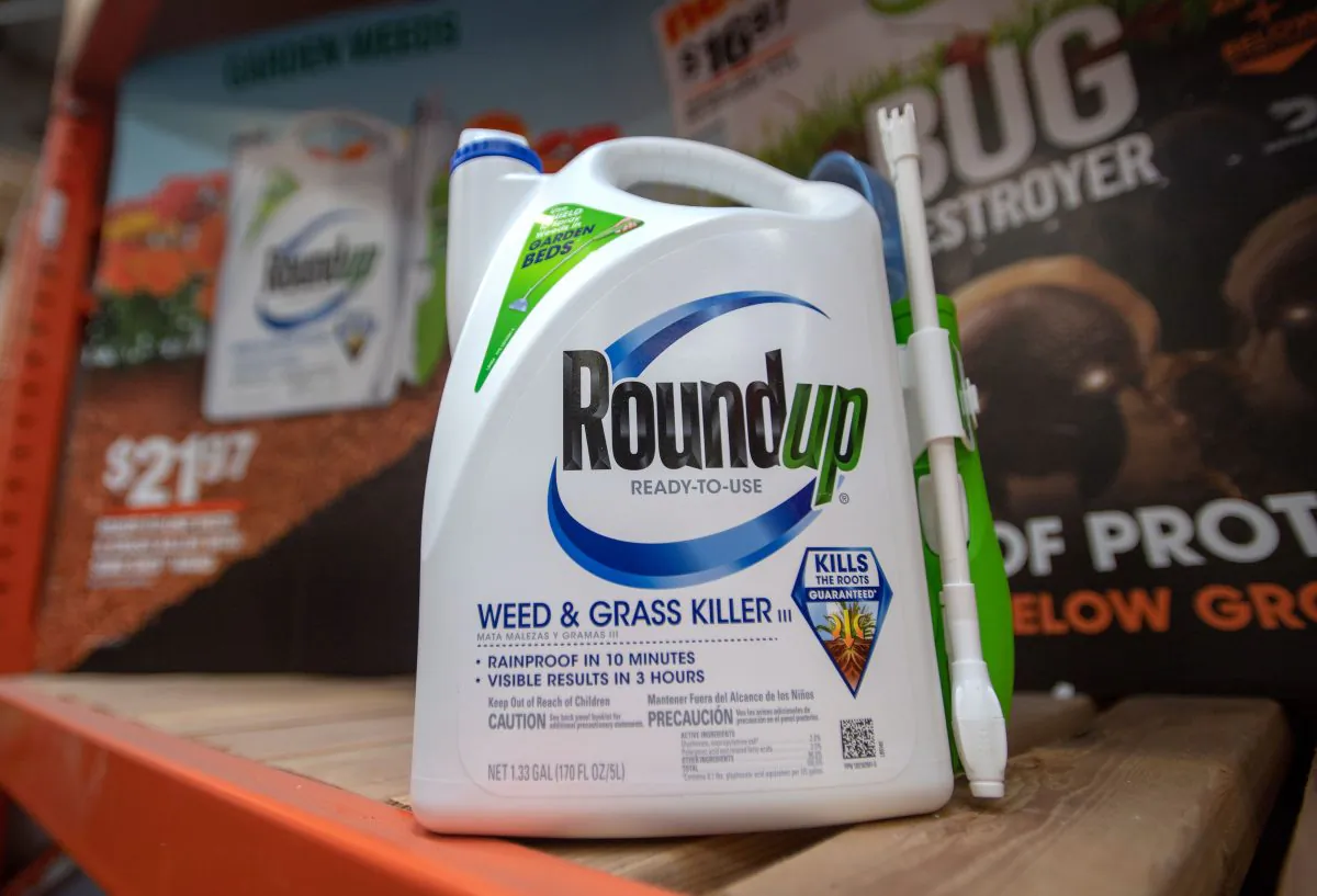 Roundup products are seen for sale at a hardware store in San Rafael, Calif., on July, 9, 2018. (Josh Edelson/AFP/Getty Images)