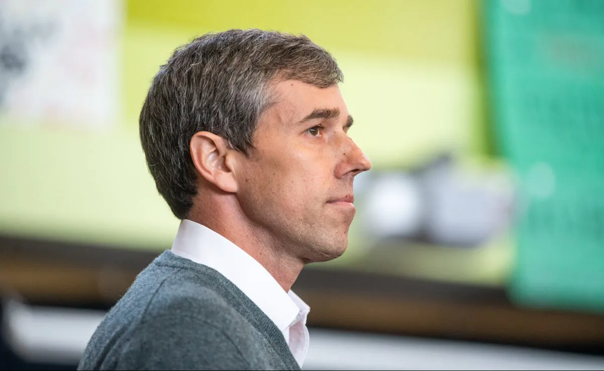 Democratic presidential candidate Robert "Beto" O'Rourke looks on during a meet and greet at Plymouth State College on March 20, 2019 in Plymouth, New Hampshire. (Scott Eisen/Getty Images)
