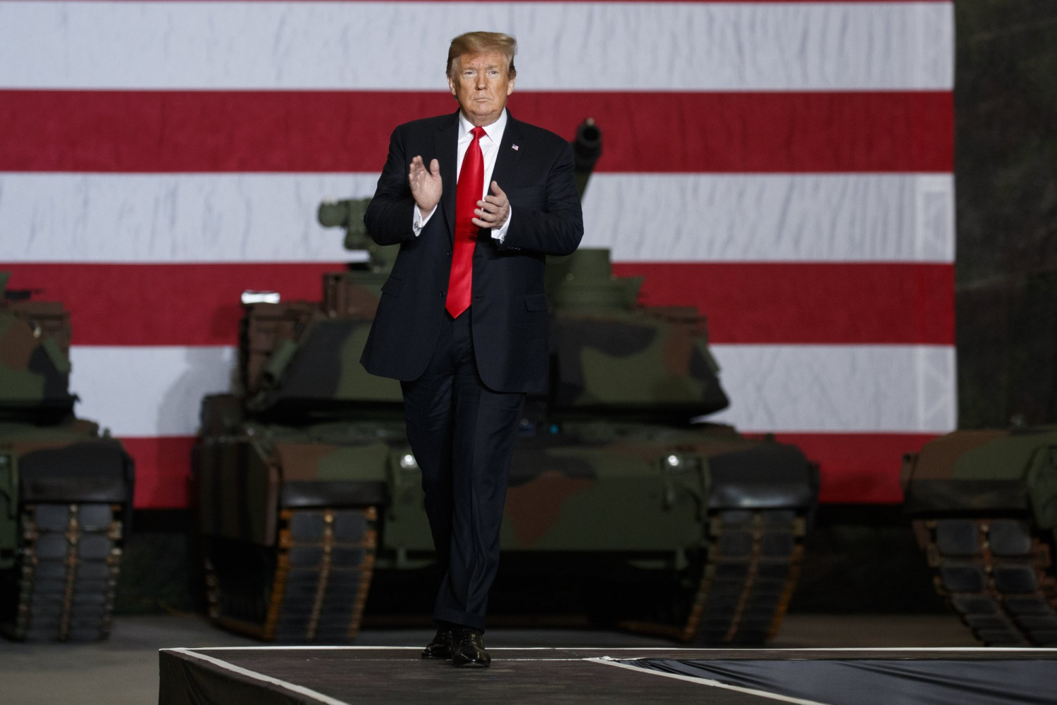 President Donald Trump in Ohio