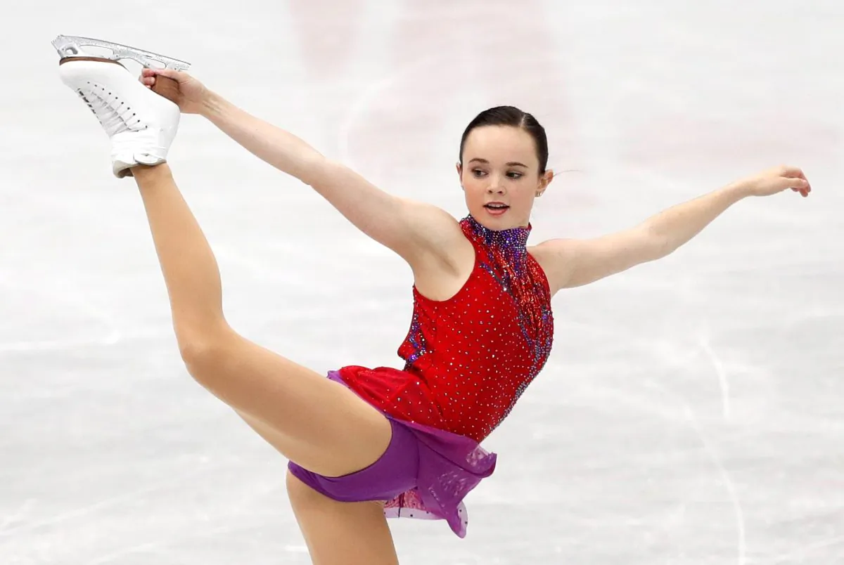ISU Grand Prix of Figure Skating NHK Trophy–Ladies Free Skating—Osaka, Japan, Nov. 11, 2017 - Mariah Bell of the U.S. in action. (Kim Kyung-Hoon/Reuters)