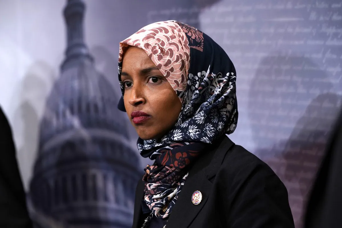 Rep. Ilhan Omar (D-Minn.) at the Capitol in Washington on Jan. 10, 2019. (Alex Wong/Getty Images)