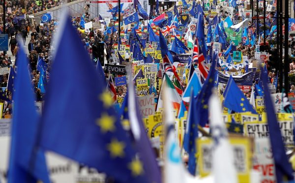 EU supporters, calling on the government to give Britons a vote