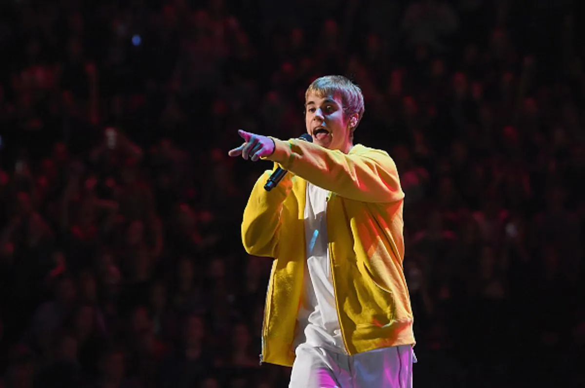 Musician Justin Bieber performs onstage during Z100's Jingle Ball 2016 at Madison Square Garden in New York, New York , on Dec. 9, 2016.  (Nicholas Hunt/Getty Images for iHeart)