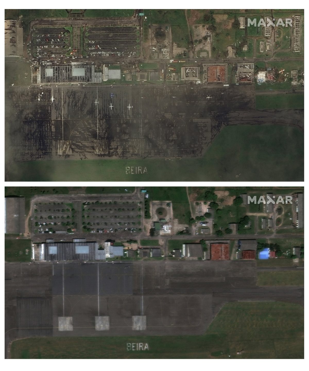 Before and After Cyclone Idai