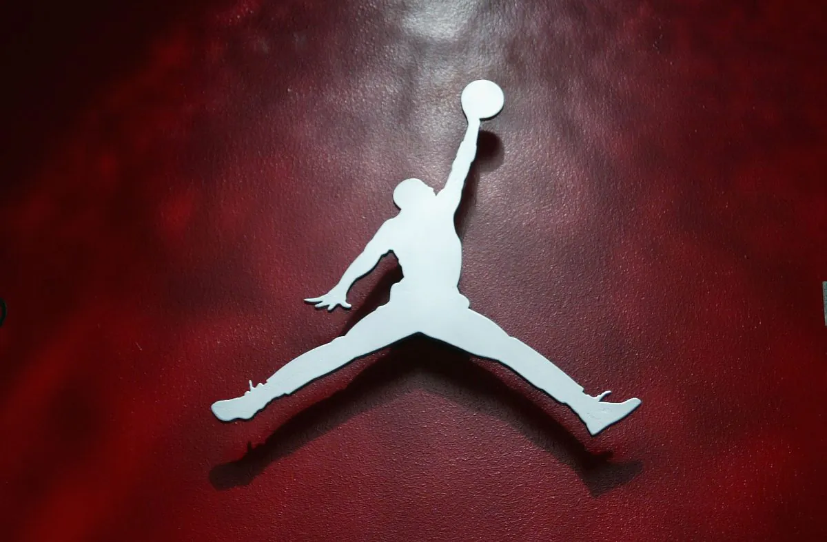 DENVER - FEBRUARY 18: The Air Jordan logo at the Air Jordan XX Launch Party at Rise Nightclub on February 18, 2005 in Denver, Colorado. (Photo by Christian Petersen/Getty Images)