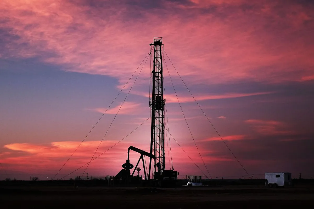 An oil drill in Midland,Texas, on Feb. 5, 2015.   Spencer Platt/Getty Images