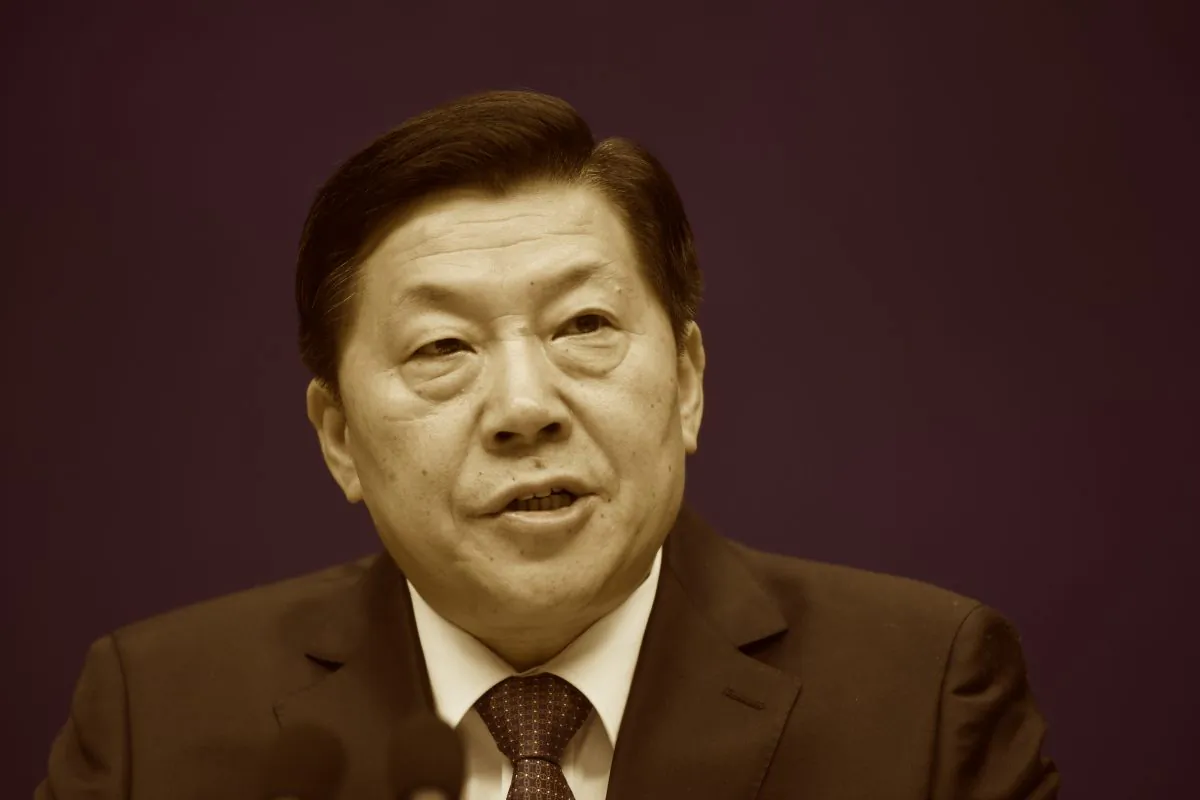 Lu Wei, head of Cyberspace Administration of China, attends a news conference in Beijing on Dec. 9, 2015. (Reuters)