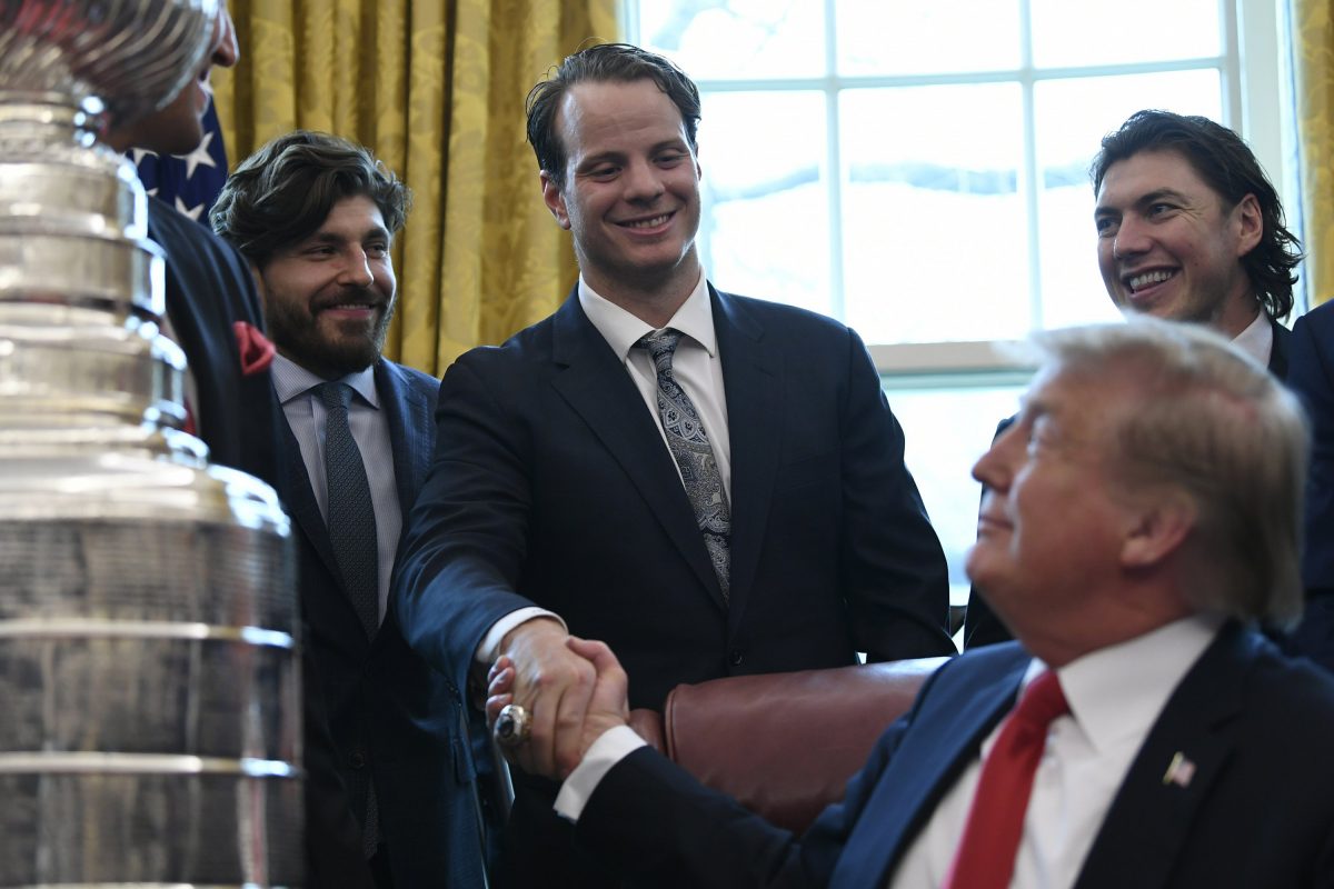 Stanley Cup Champion Washington Capital hockey team, Donald Trump
