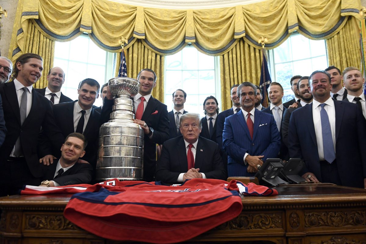 Stanley Cup Champion Washington Capital hockey team, Donald Trump 2