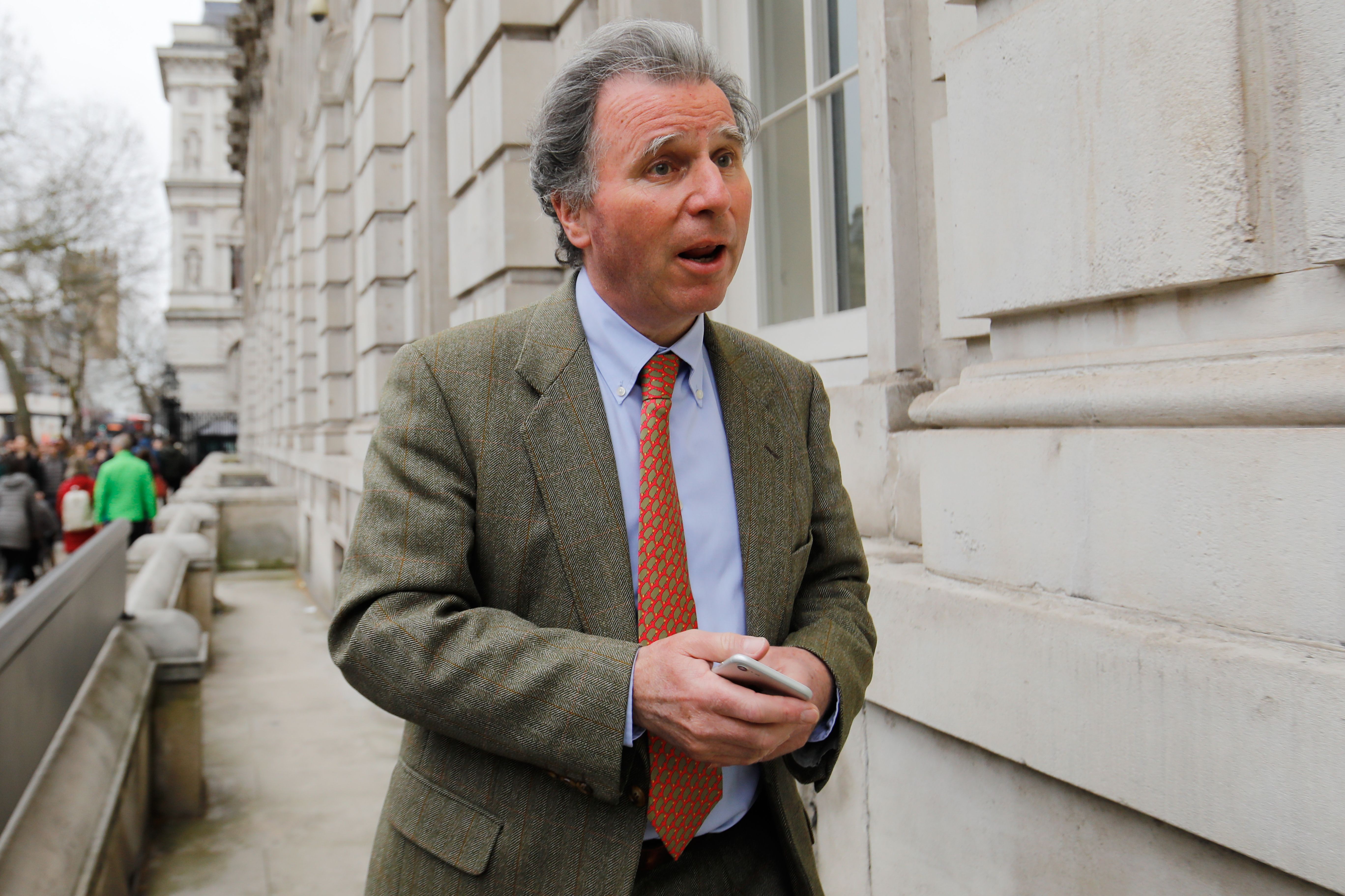 Conservative MP Oliver Letwin arrives at the Cabinet Office