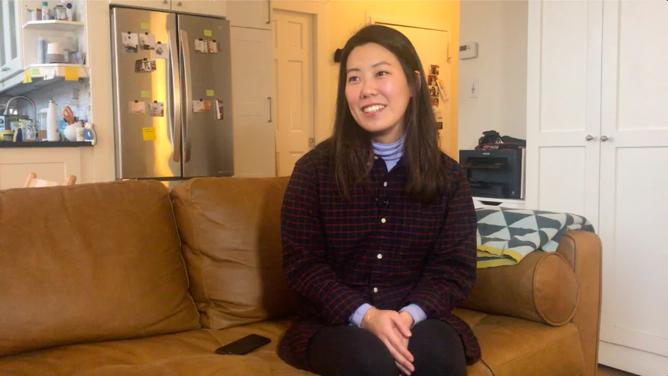 Product and interaction designer Nikki Sylianteng at her home in Brooklyn, New York on Feb. 12, 2019. (Oliver Trey/The Epoch Times)