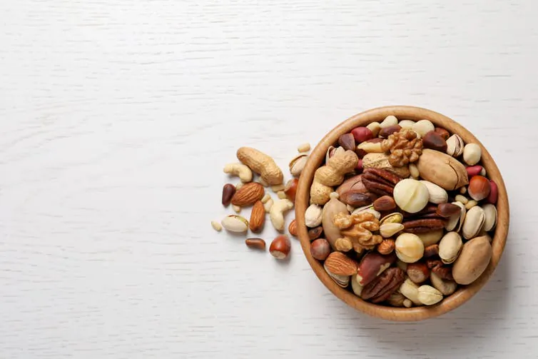 Nuts might not be the brain superfood some major news outlets suggest, but they are part of a diet that can protect a person against dementia. (New Africa/Shutterstock)