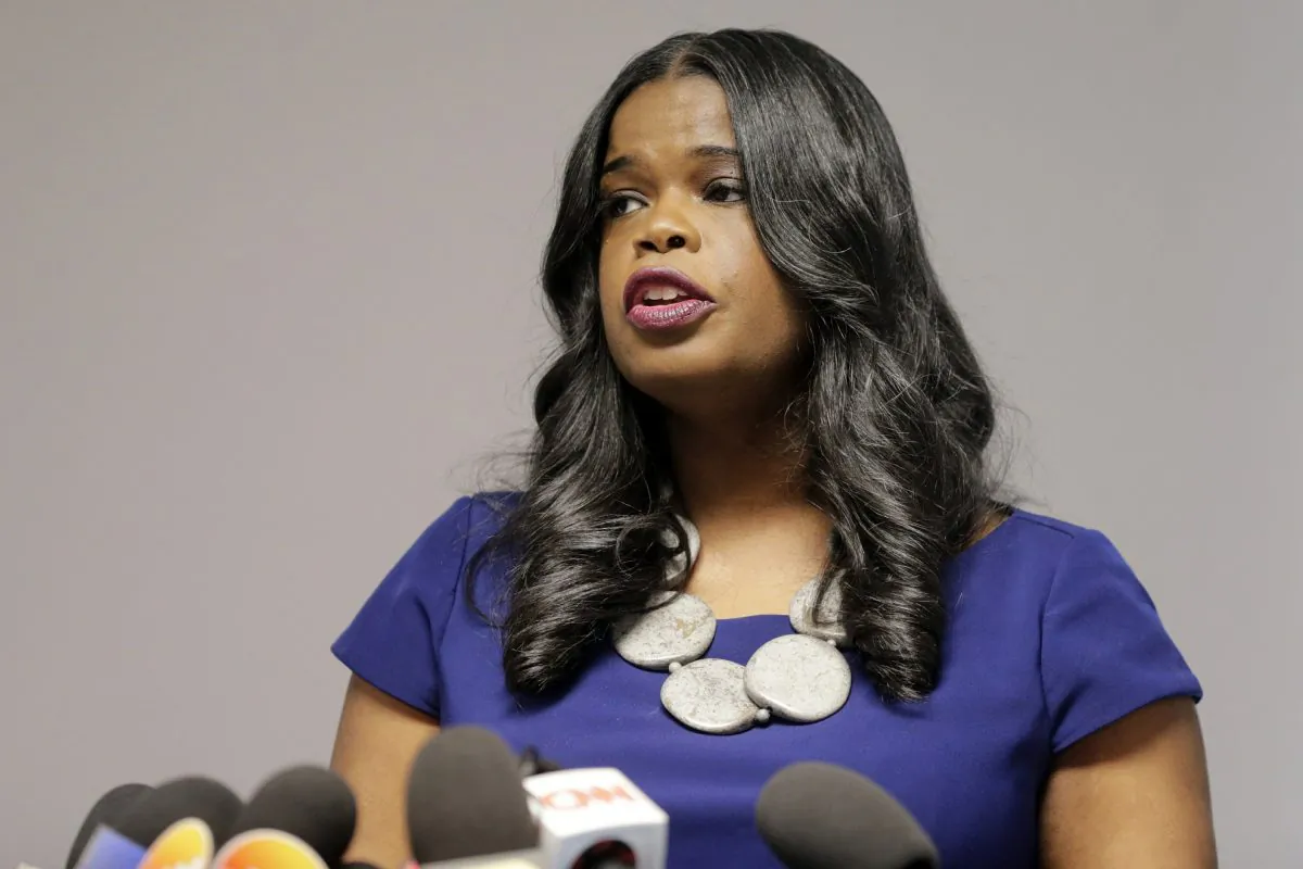 Cook County State Attorney Kim Foxx speaks at a news conference in Chicago on Feb. 22, 2019. (Kiichiro Sato/AP Photo)