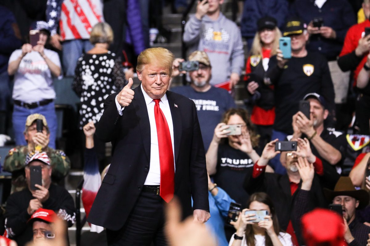 In Photos Trump Rally in Grand Rapids, Mich.