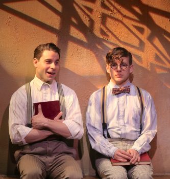 two boys in synagogue