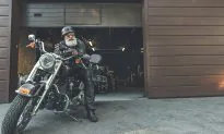 Biker Grandpa Would Do Anything for Granddaughter–Even If It Means Dancing With Pompoms