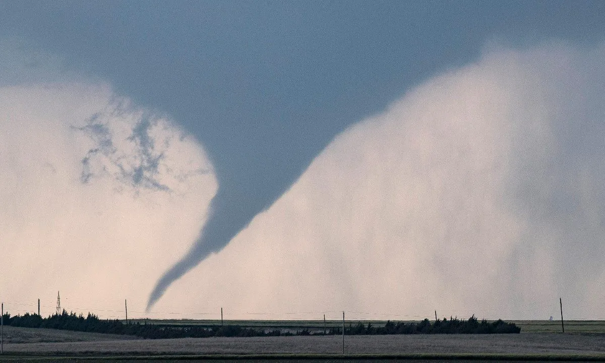 Tornado in Kansas. (Brian Davidson/Getty Images)
