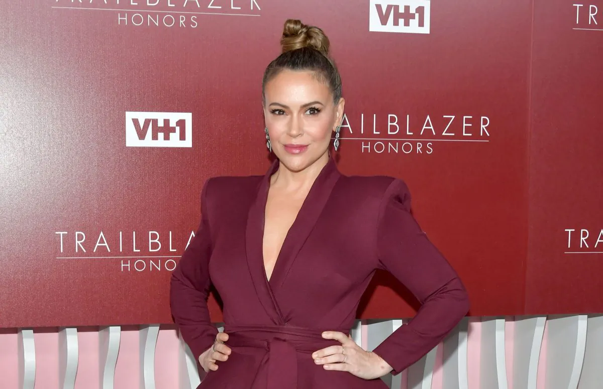 Alyssa Milano attends VH1 Trailblazer Honors at The Wilshire Ebell Theatre in Los Angeles, Calif., on Feb. 20, 2019. (Amy Sussman/Getty Images)