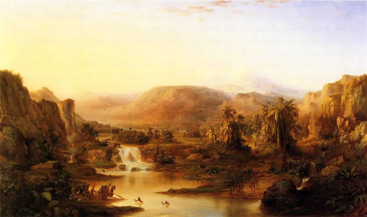 “Land of the Lotos Eaters,” 1861, by Robert Seldon Duncanson. (Public Domain)