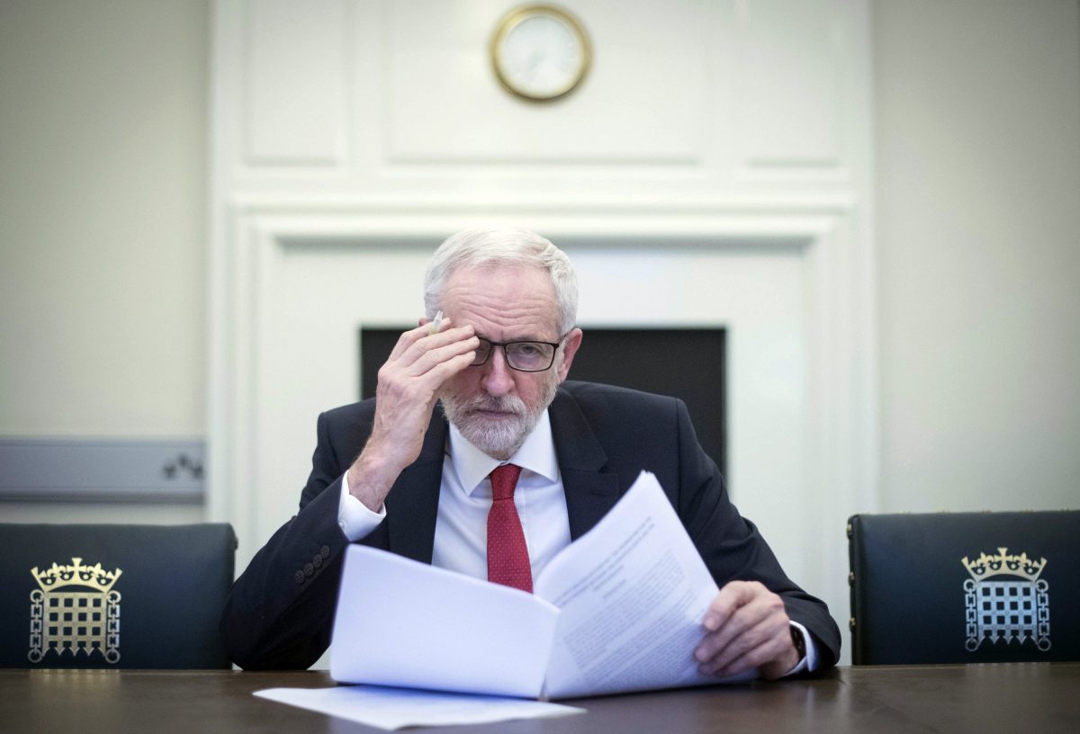 Britain's Labour leader Jeremy Corbyn