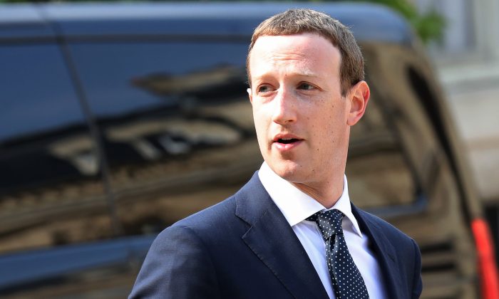 Facebook CEO Mark Zuckerberg in Paris on May 23, 2018. (Ludovic Marin/AFP/Getty Images)