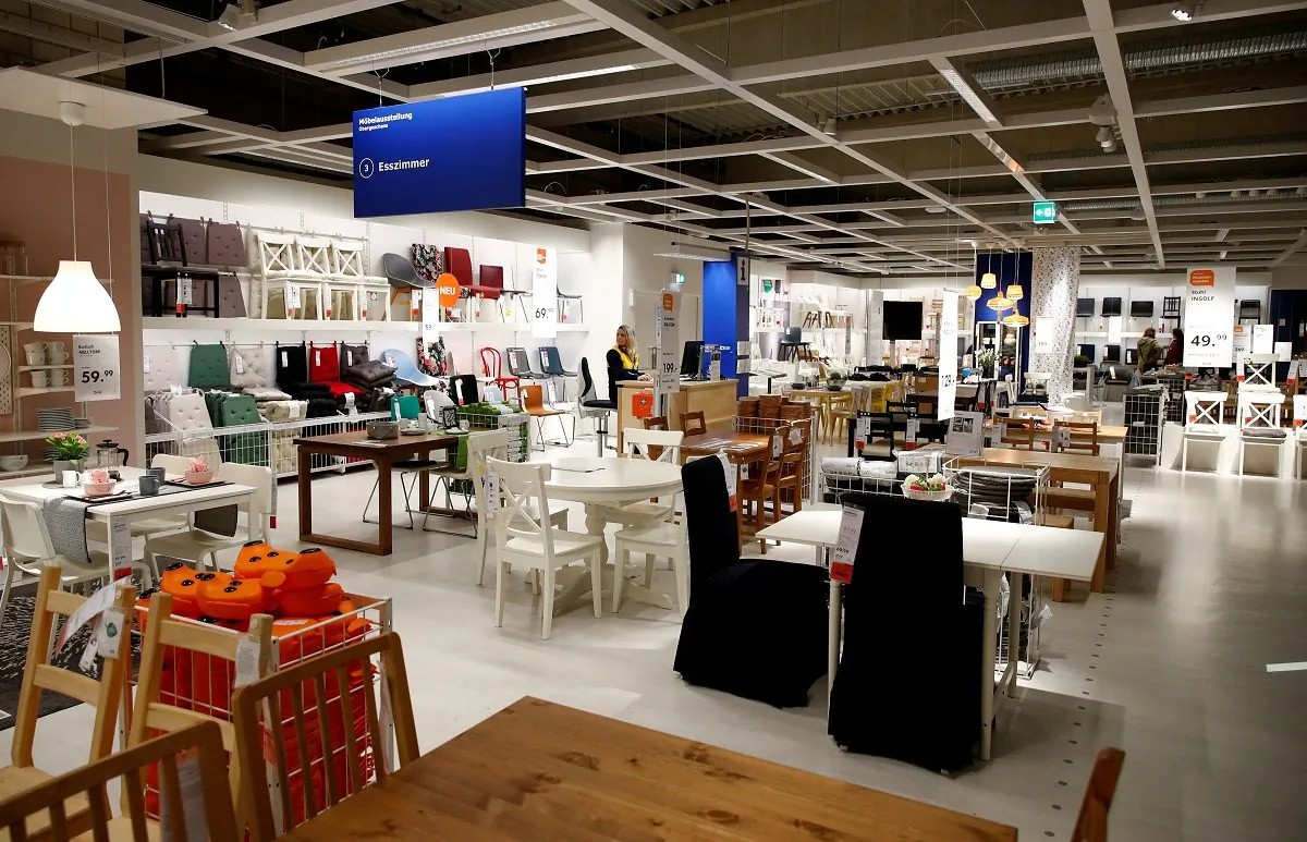 A show room of an IKEA store, the world's biggest furniture group, in Kaarst near Duesseldorf, Germany, on April 3, 2019. (Wolfgang Rattay/REUTERS/File Photo)