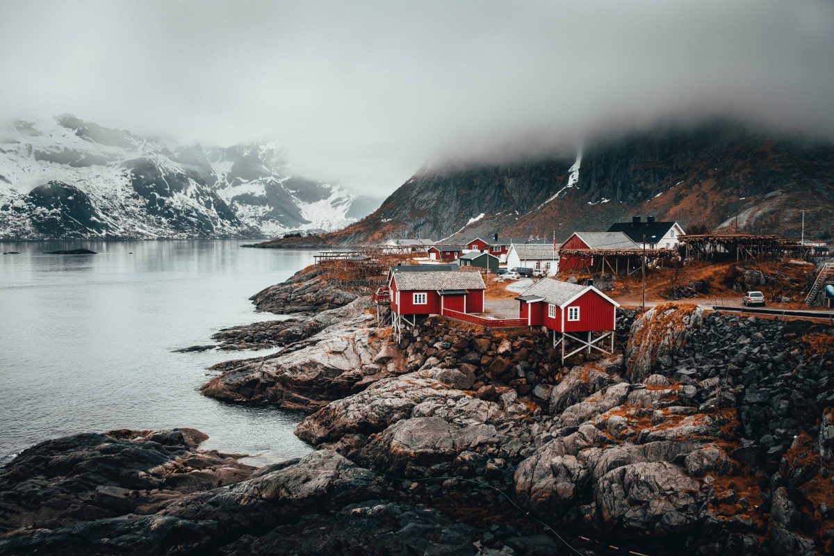 Scandinavia is supposed to be home to some of the happiest people in the world, but new research suggests that may not be true, even with beautiful places like the fishing village of Hamnoy in Norway.  (Kym Ellis/Unsplash)