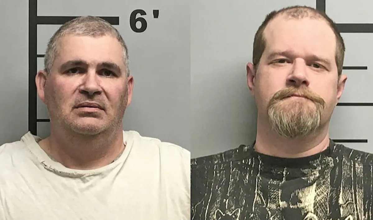 Charles Eugene Ferris (L) , 50, and Christopher Hicks, 36. (Benton County Sheriff)