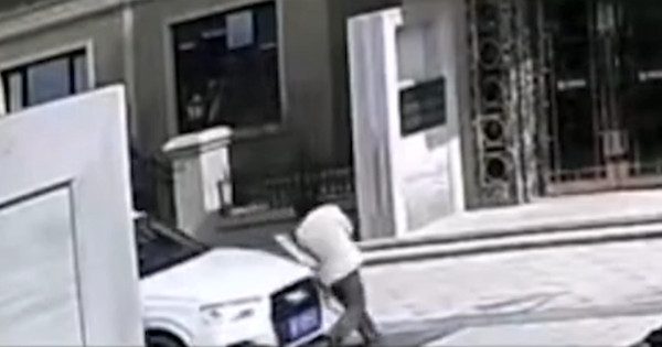 Woman hit by car and beat