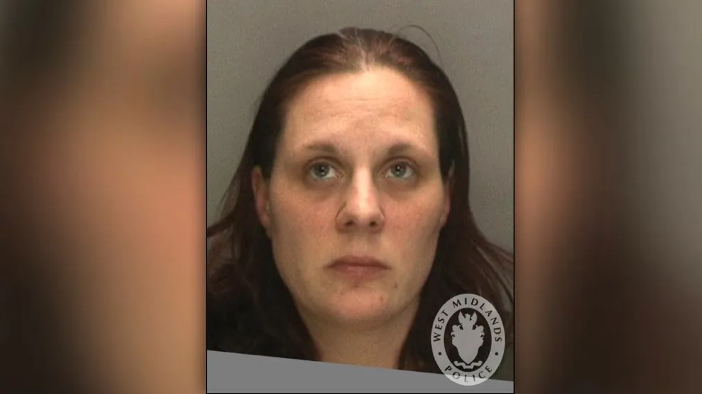 Abigail Palmer, 33, has been sentenced to 13-and-a-half years in prison for crushing her infant daughter's ribcage, leading to her death. (West Midlands Police)