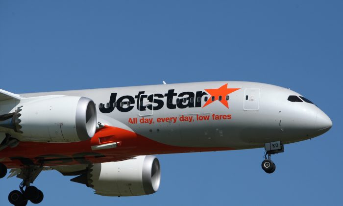 Jetstar flight. (Pexels)