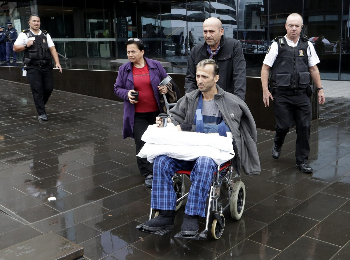 A man in a wheelchair