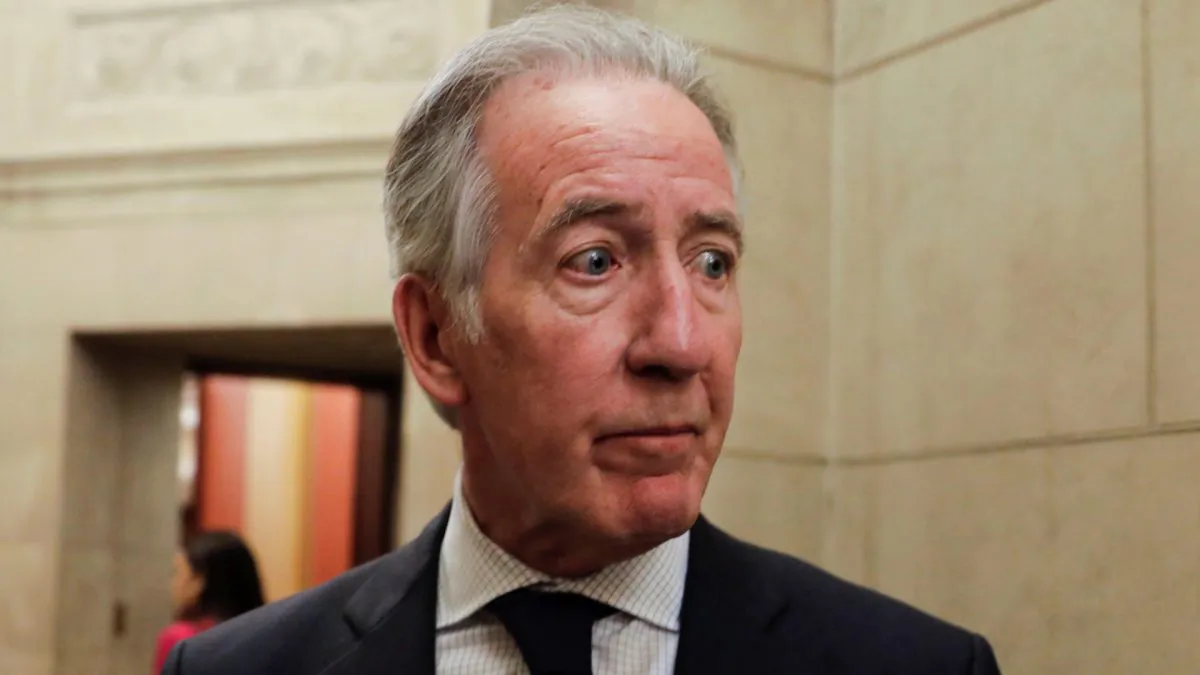 House Ways and Means Committee Chairman Richard Neal talks to reporters at the U.S. Capitol in Wash., on April 4, 2019. (Yuri Gripas via Reuters)