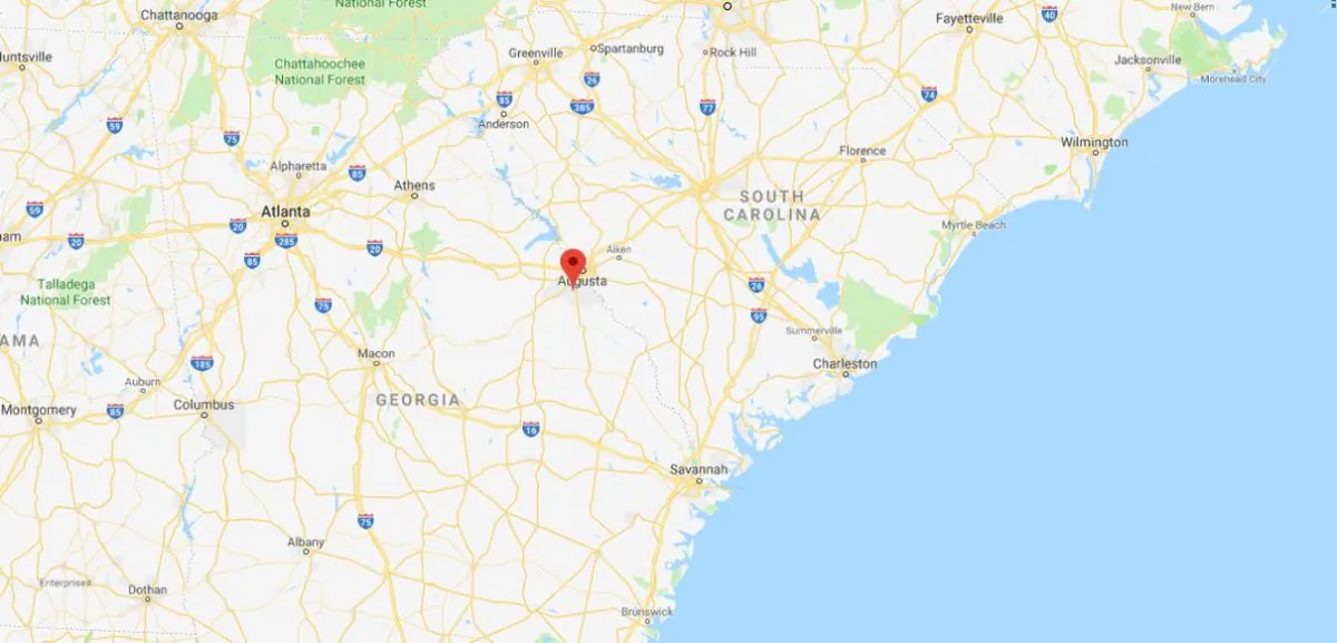 Richmond County, Georgia, where the woman was cited (Google Maps)
