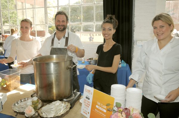 Chef Mike Price prepares Blue Crab Soup
