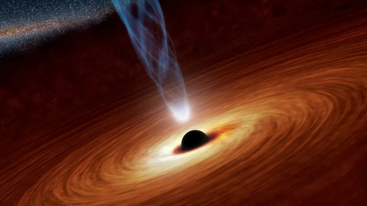 A supermassive black hole with millions to billions times the mass of our sun is seen in an undated NASA artist's concept illustration. (NASA/JPL-Caltech/Handout/File Photo via Reuters)