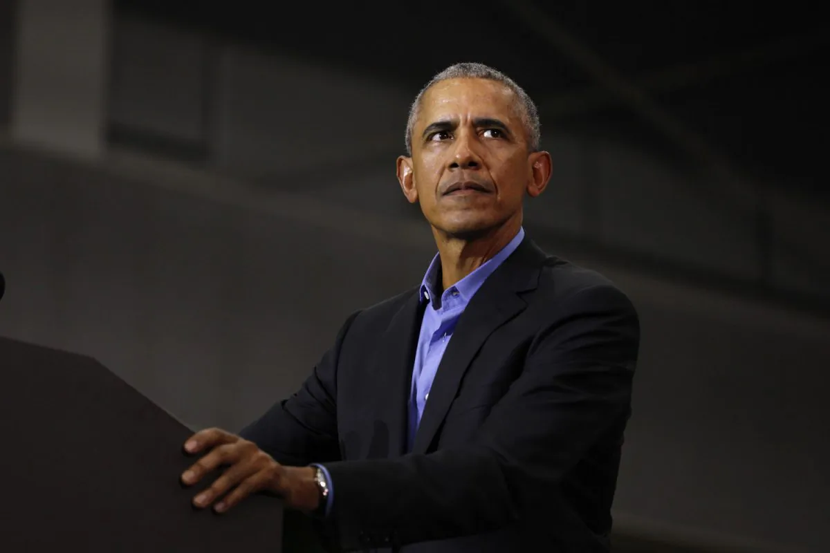 Former President Barack Obama speaks at a rally in Detroit, Mich., on Oct. 26, 2018. (Bill Pugliano/Getty Images)