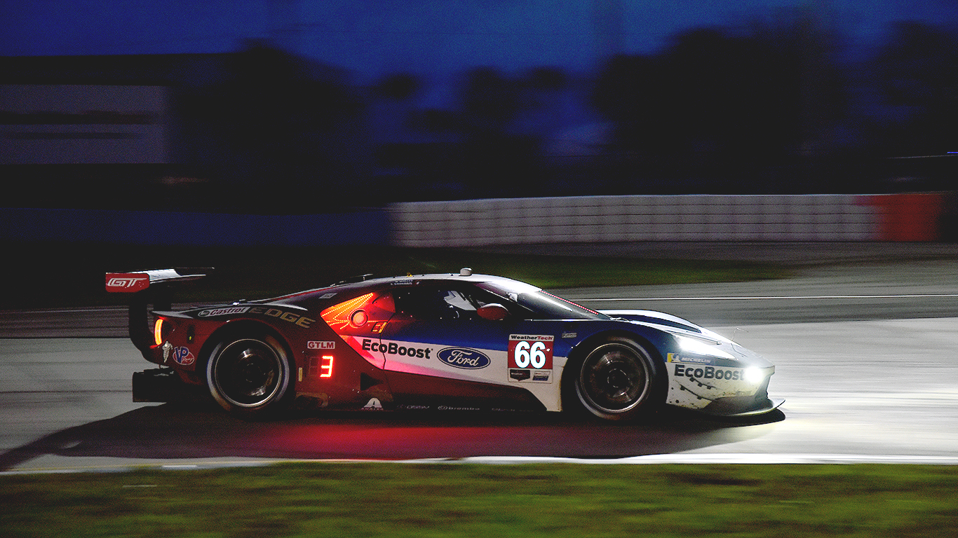 The #66 Ford inherited second place in GTLM.