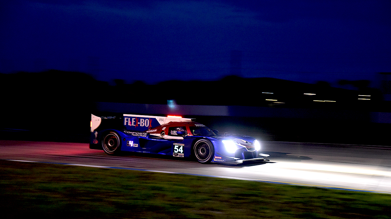 The #54 Core Autosports Nissan DPi finished fifth.