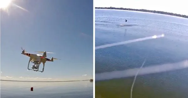 This Guy Went Fishing With a Drone, and It WORKED