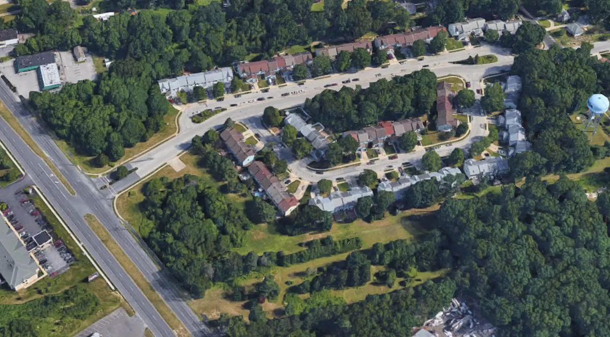 Brookdale Boulevard in Monroe Township, where a skydiver died on April 7, 2019. (Screenshot/Googlemaps)