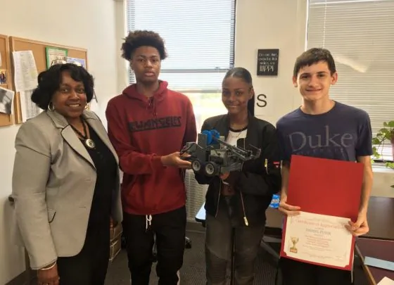 Teen Teaches Robotics to At-Risk Teens