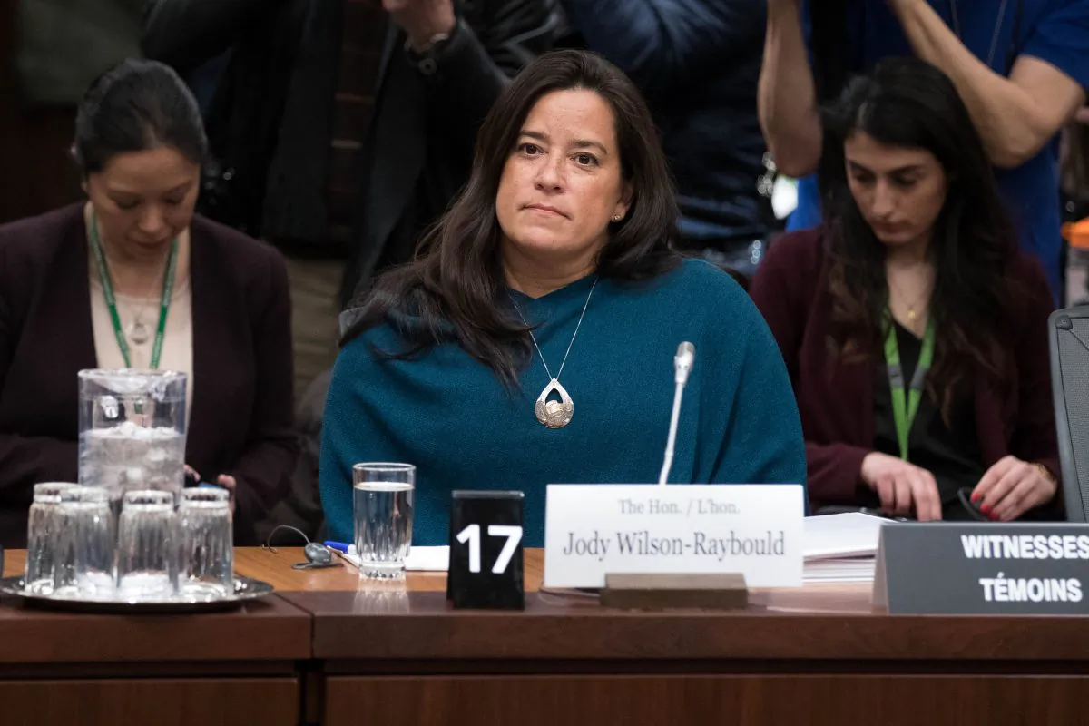 Former Canadian Justice Minister Jody Wilson-Raybould arrives to give her testimony about the SNC-LAVALIN affair before a justice committee hearing on Parliament Hill in Ottawa on Feb. 27, 2019. (LARS HAGBERG/AFP/Getty Images)