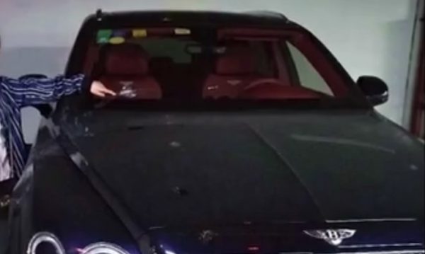 Girl smashes cars