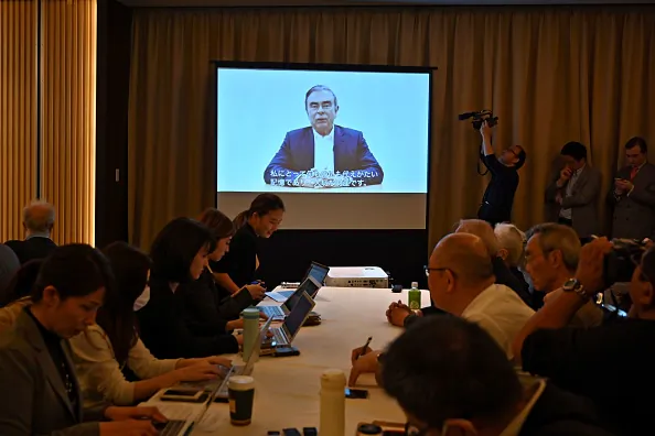 Ghosn Slams ‘Backstabbing’ Former Nissan Colleagues in Video Address