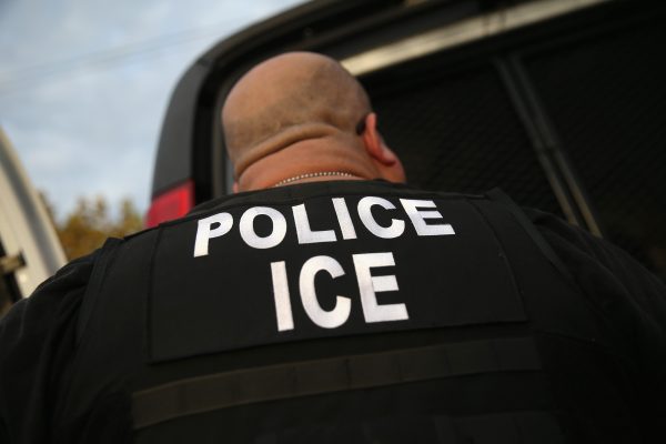 ICE agent arrests illegal alien
